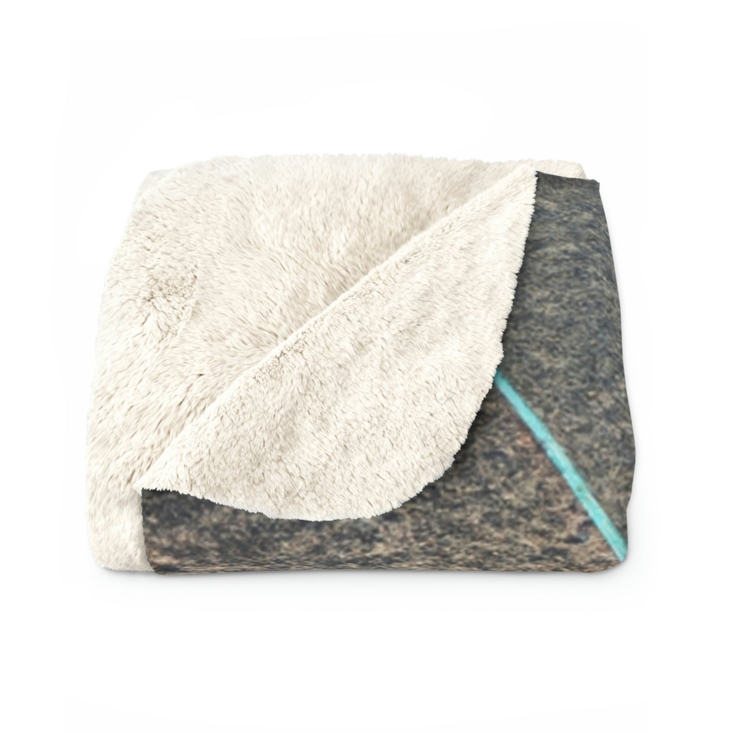 "Glimmer of Broken Glass" - The Alien Sherpa Fleece Blanket