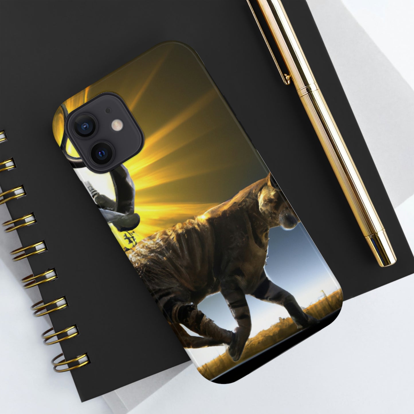 "A Purrfect Sunbeam Moment" - The Alien Tough Phone Cases