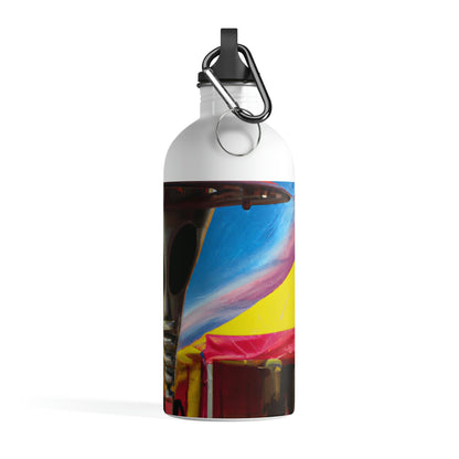 "Fair Invaders: A Cosmic Crash Course" - The Alien Stainless Steel Water Bottle