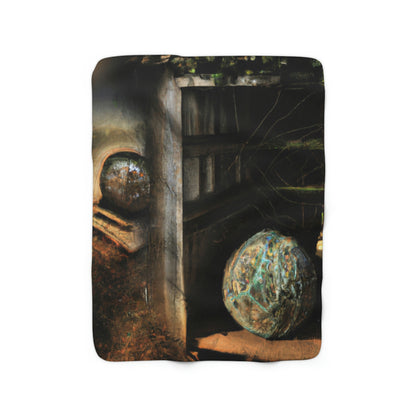 The Doghouse of Mystery. - The Alien Sherpa Fleece Blanket