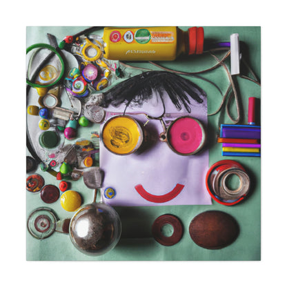 "Expressions in Found Objects" - The Alien Canva.