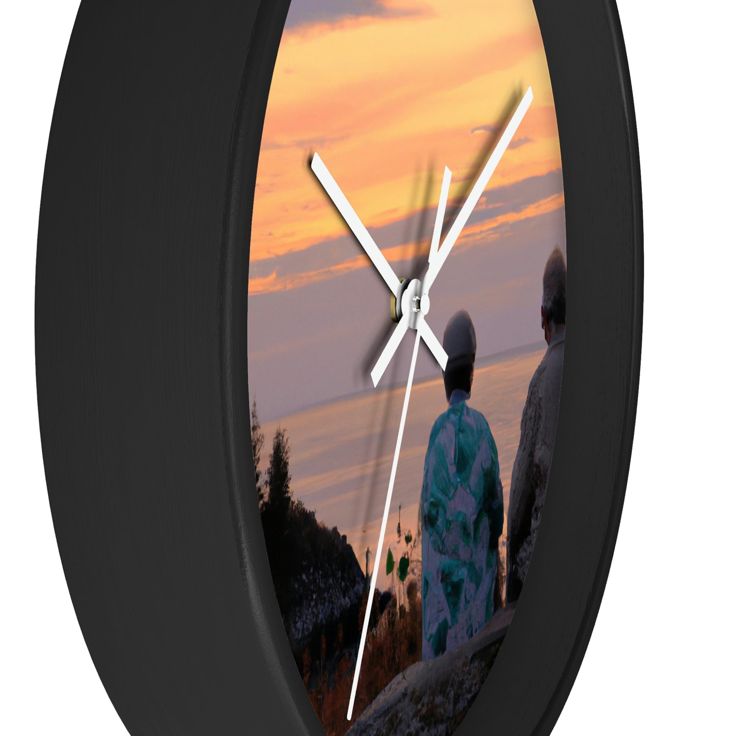 "Embracing the Evening" - The Alien Wall Clock