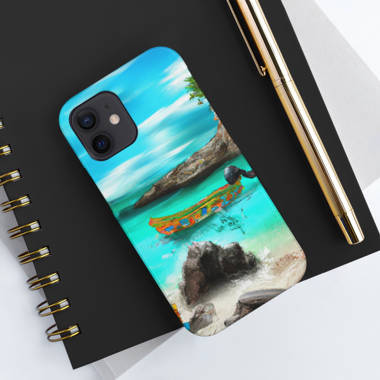 "Caribbean Fiesta on the Beach - A Digital Exploration of Mexican Culture" - The Alien Tough Phone Cases