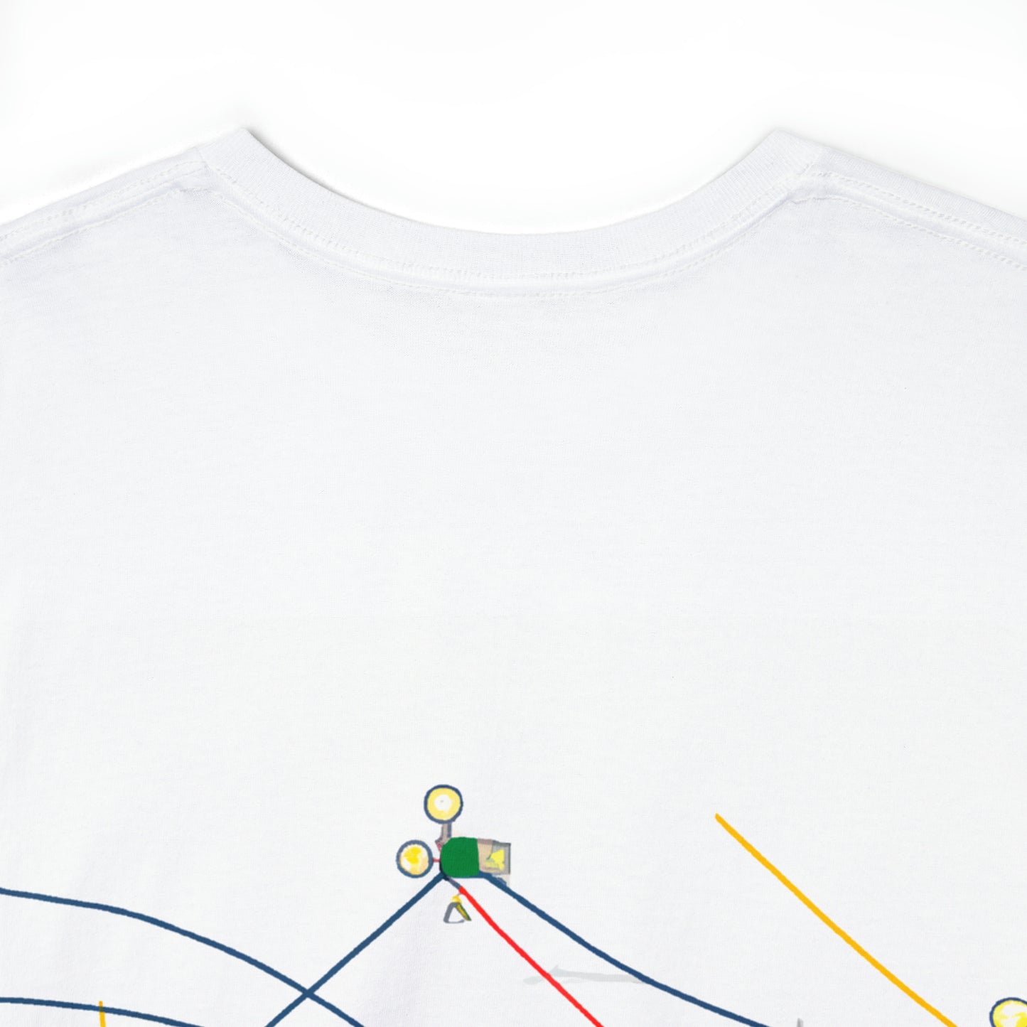 "Exploring the Dynamic Topology: Artful Visualization of a Network Structure." - The Alien T-shirt