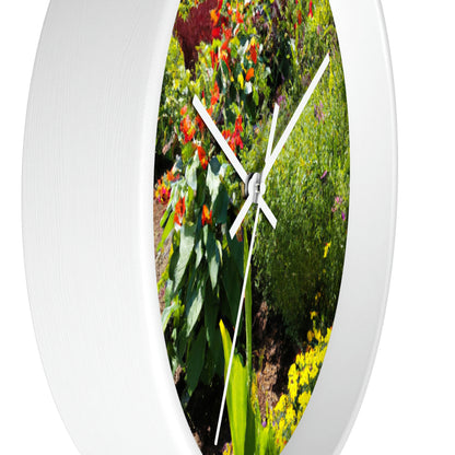 "Garden of Colorful Radiance" - The Alien Wall Clock