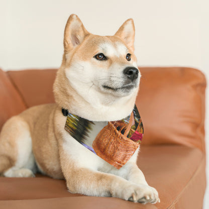 "Picnic de otoño en el bosque" - The Alien Pet Bandana Collar