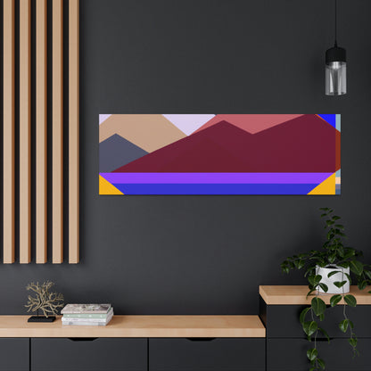 "Geometric Landscape" - Canvas