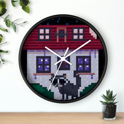 "Caper in the Mansion: A Raccoon's Adventure" - The Alien Wall Clock