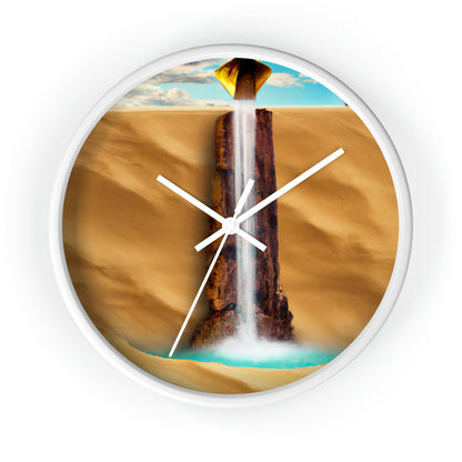 "Lonely Waterfall in a Desolate Desert" - The Alien Wall Clock