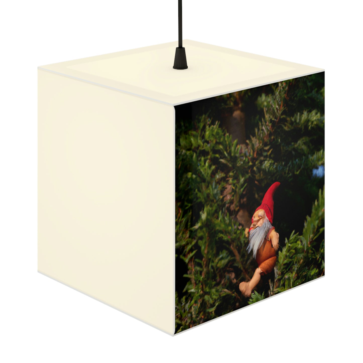 The Gnome's High-Rise Adventure - The Alien Light Cube Lamp