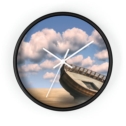 "A Boat Adrift: The Lost Legacy of the Sea." - The Alien Wall Clock