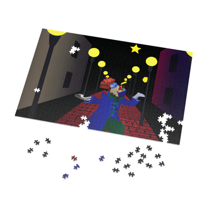 "Alley Star Juggler" - The Alien Jigsaw Puzzle