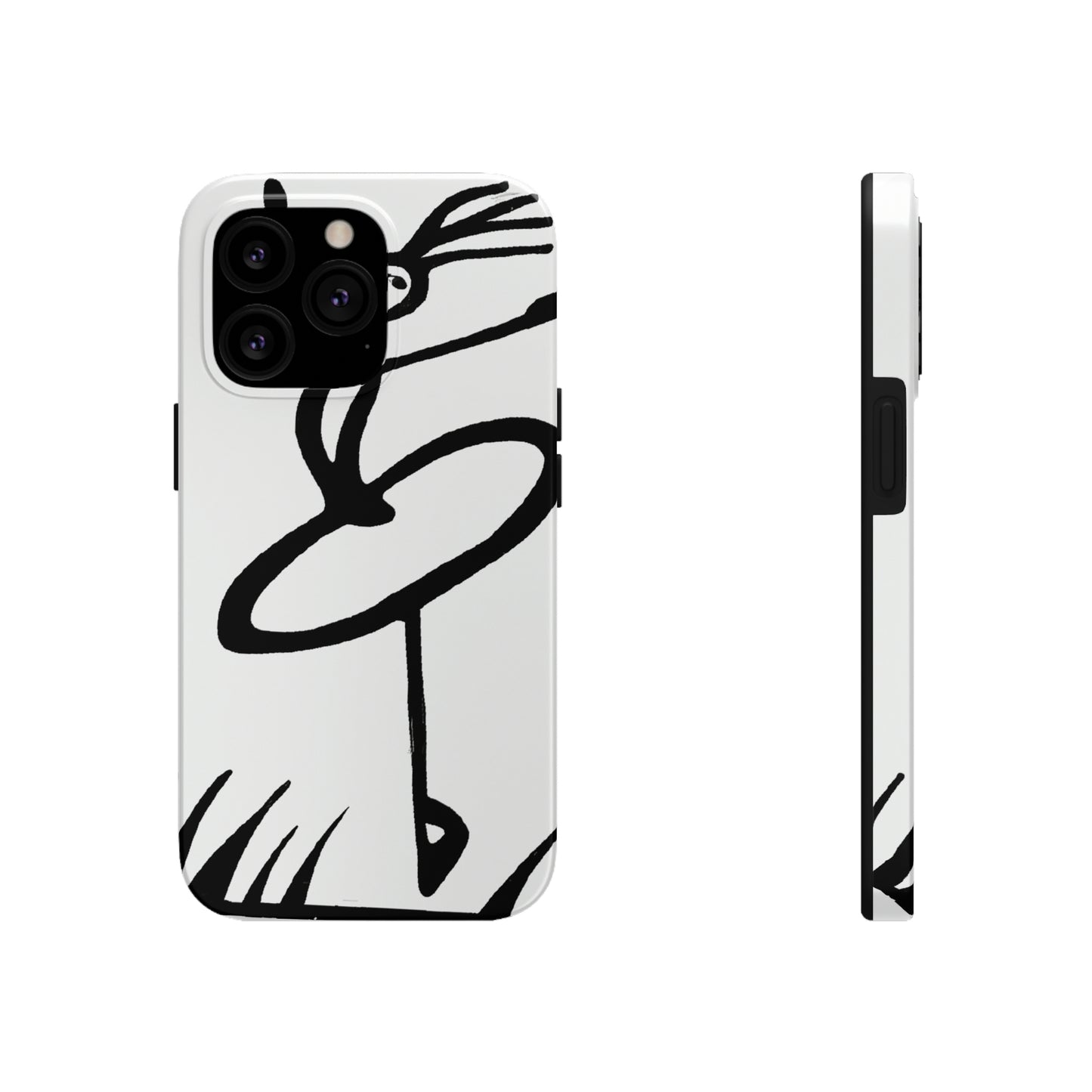 "Ballet on a Blade: A Ballerina's Spin" - The Alien Tough Phone Cases