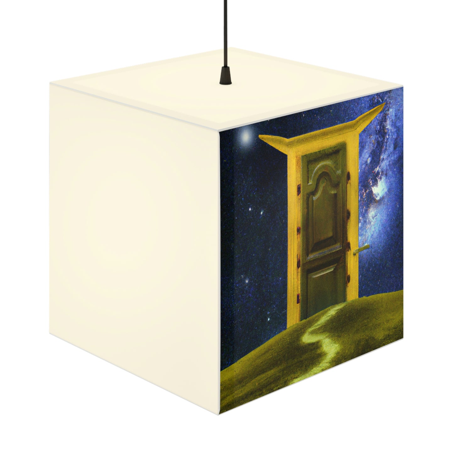 The Heavenly Threshold - The Alien Light Cube Lamp