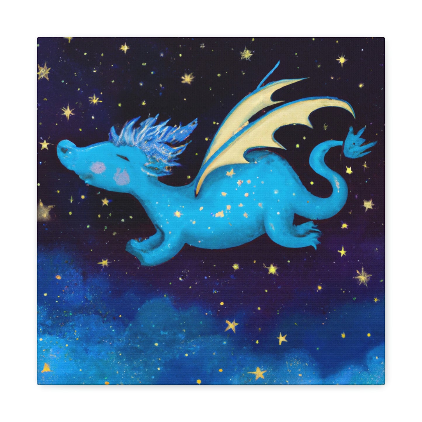 "A la deriva entre las estrellas: La historia de un bebé dragón" - The Alien Canva