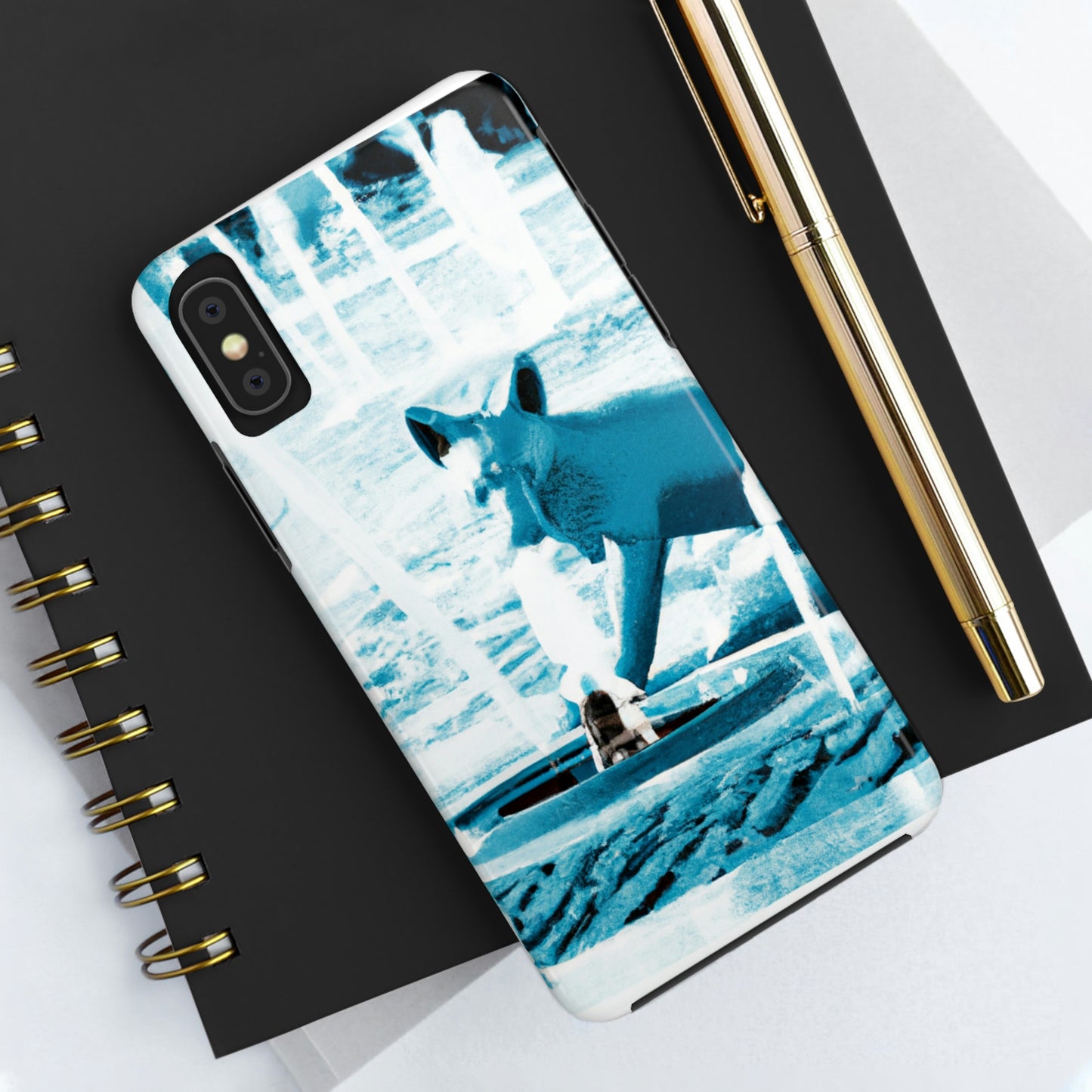 "Foxy Herumtollen im Brunnen" - Die Alien Tough Phone Cases