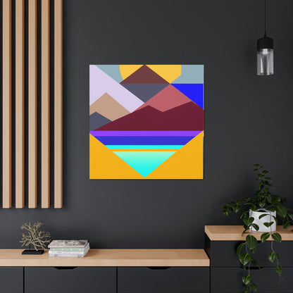 "Geometric Landscape" - Canvas