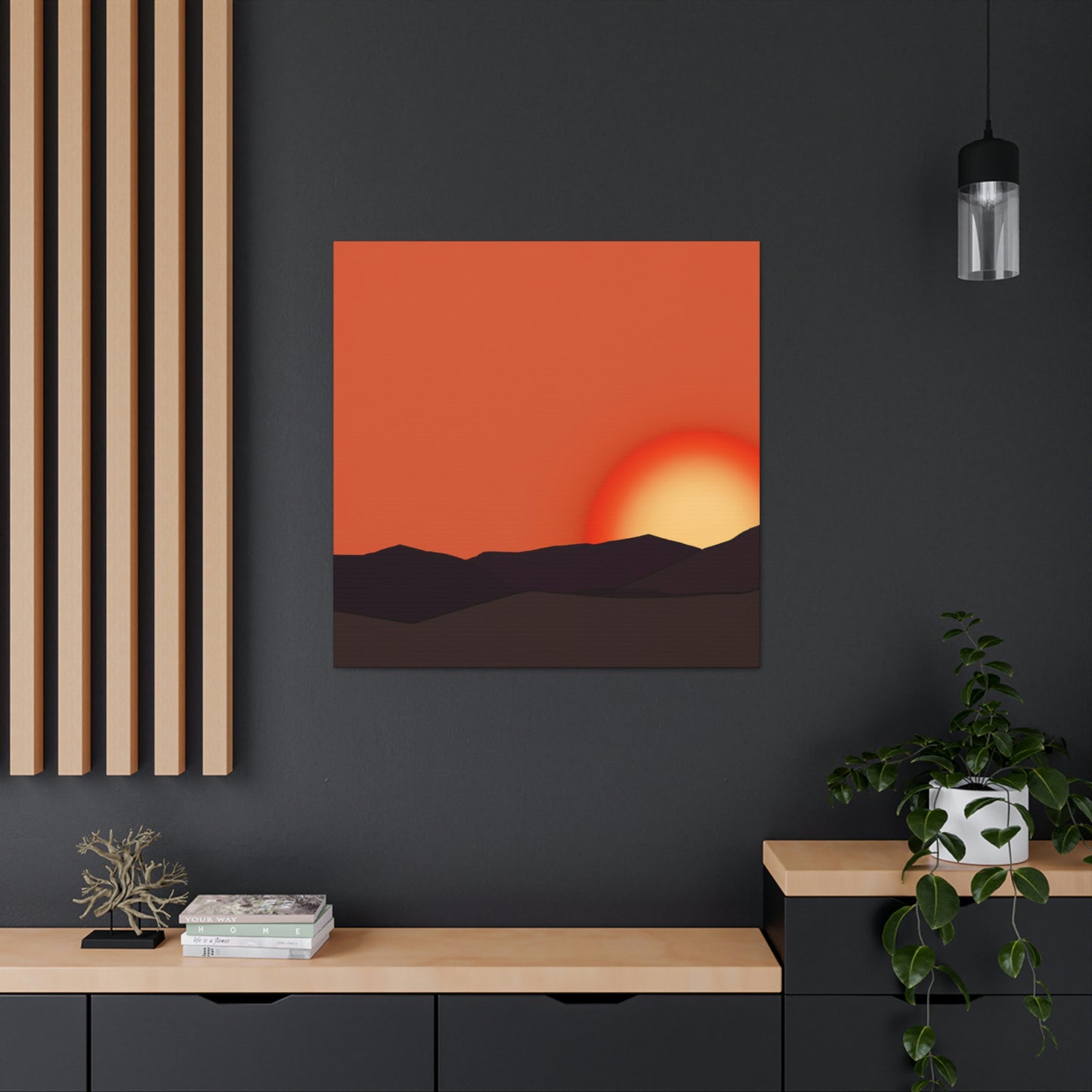 Sunset Artist. - Canvas