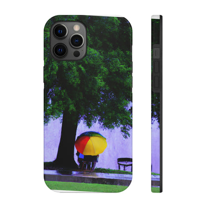 "Beneath the Rainy Sky." - The Alien Tough Phone Cases