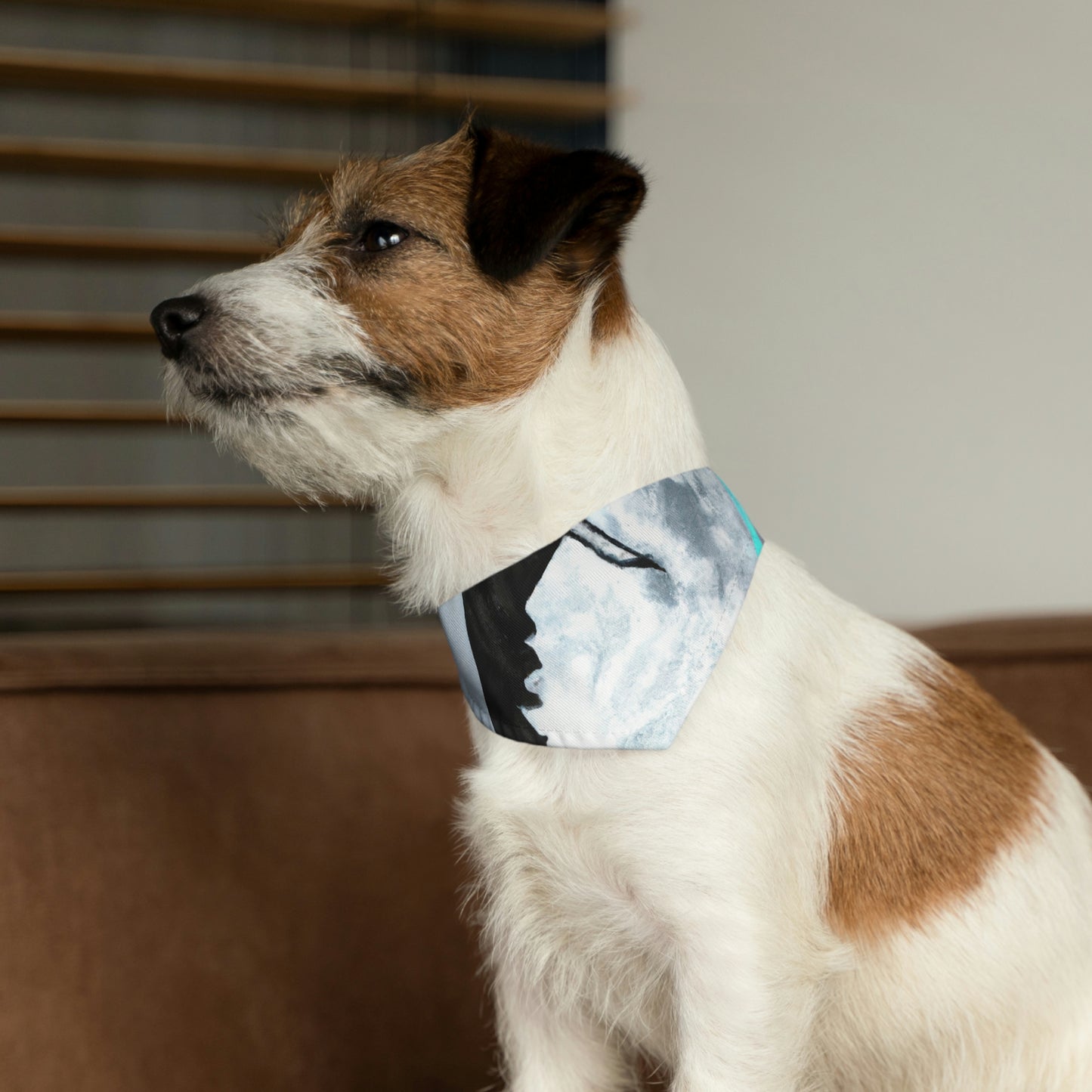 "Lunar Plunge" - The Alien Pet Bandana Collar