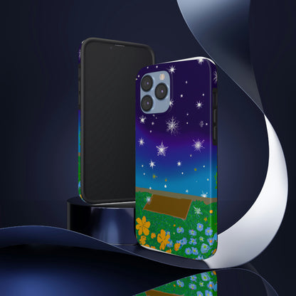 "A Celestial Garden of Color" - The Alien Tough Phone Cases