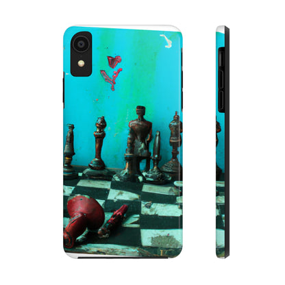 "Ein vergessenes Schachspiel: Bereit für ein neues Match" - Die Alien Tough Phone Cases