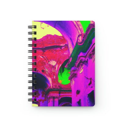 Mystical Madness: Crazy Colors in the Forgotten Cathedral - The Alien Spiral Bound Journal