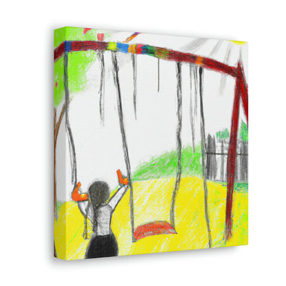 "Retrospective Reflections: A Childhood Memory Art Project" - Canvas