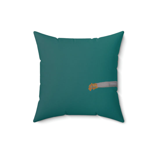 "Creating a World without Gravity" - The Alien Square Pillow