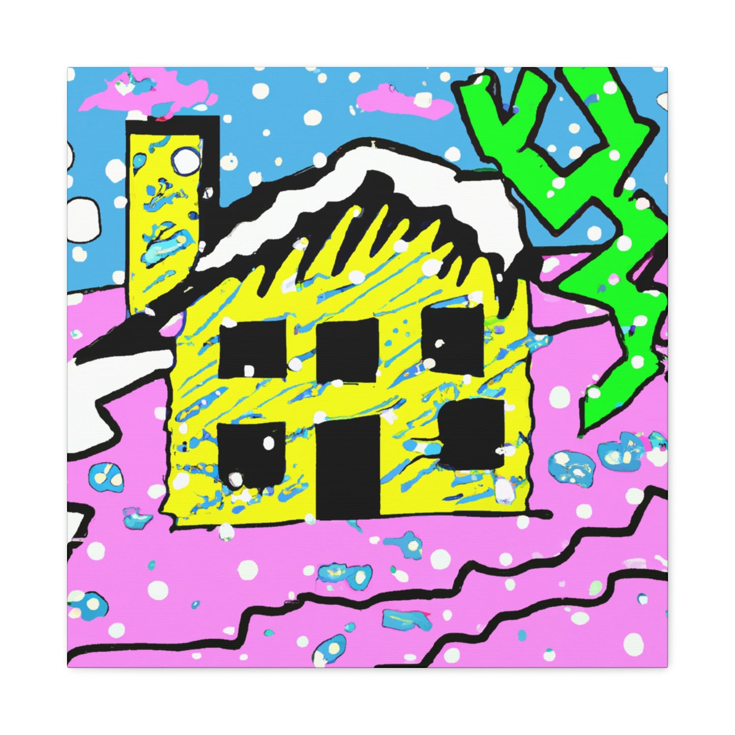 "Vivienda de invierno desolada" - The Alien Canva