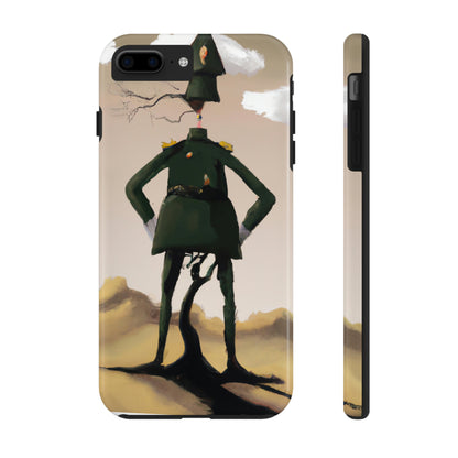 "Courage Against Despair: A Soldier's Triumph" - The Alien Tough Phone Cases