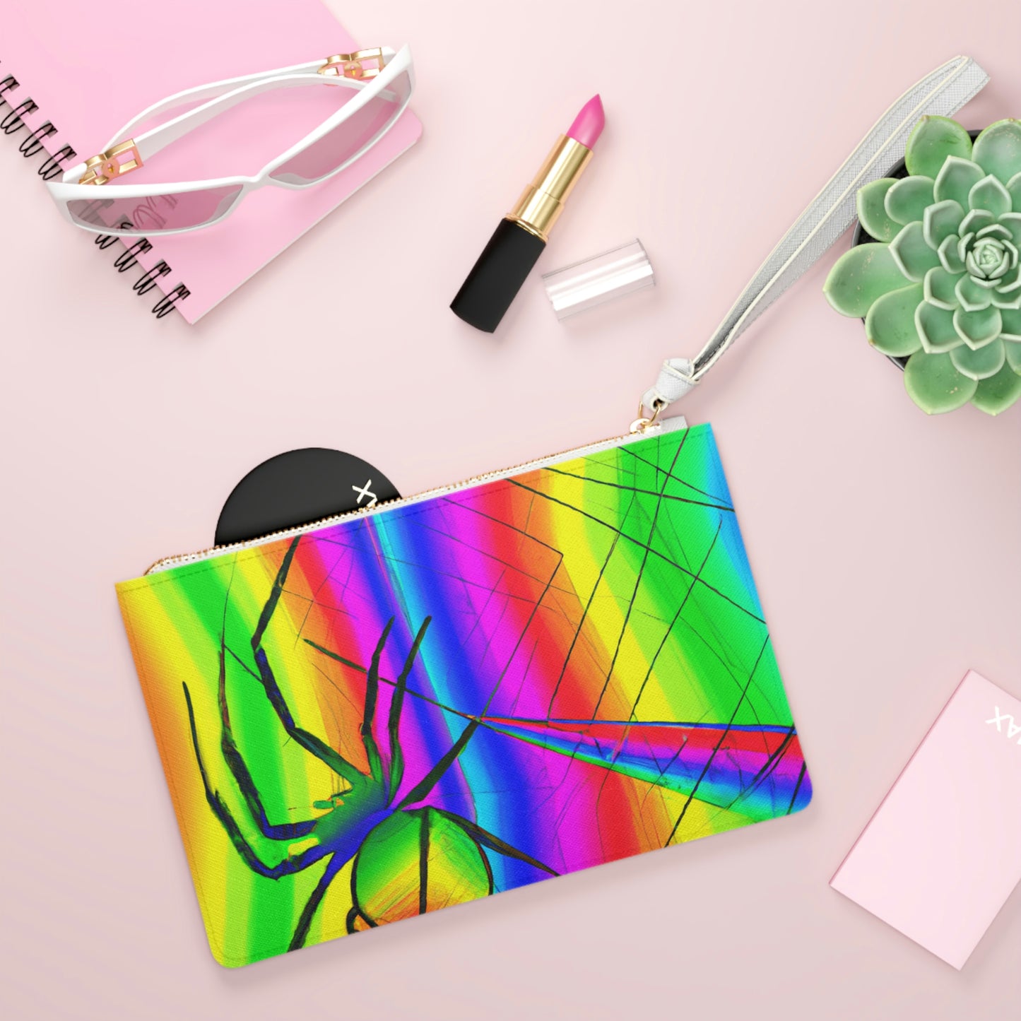 "A Spinnerette's Prismatic Web" - The Alien Clutch Bag