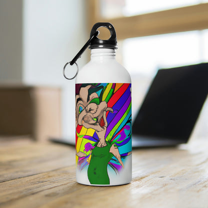 Rainbow Mischief Fairy - The Alien Stainless Steel Water Bottle