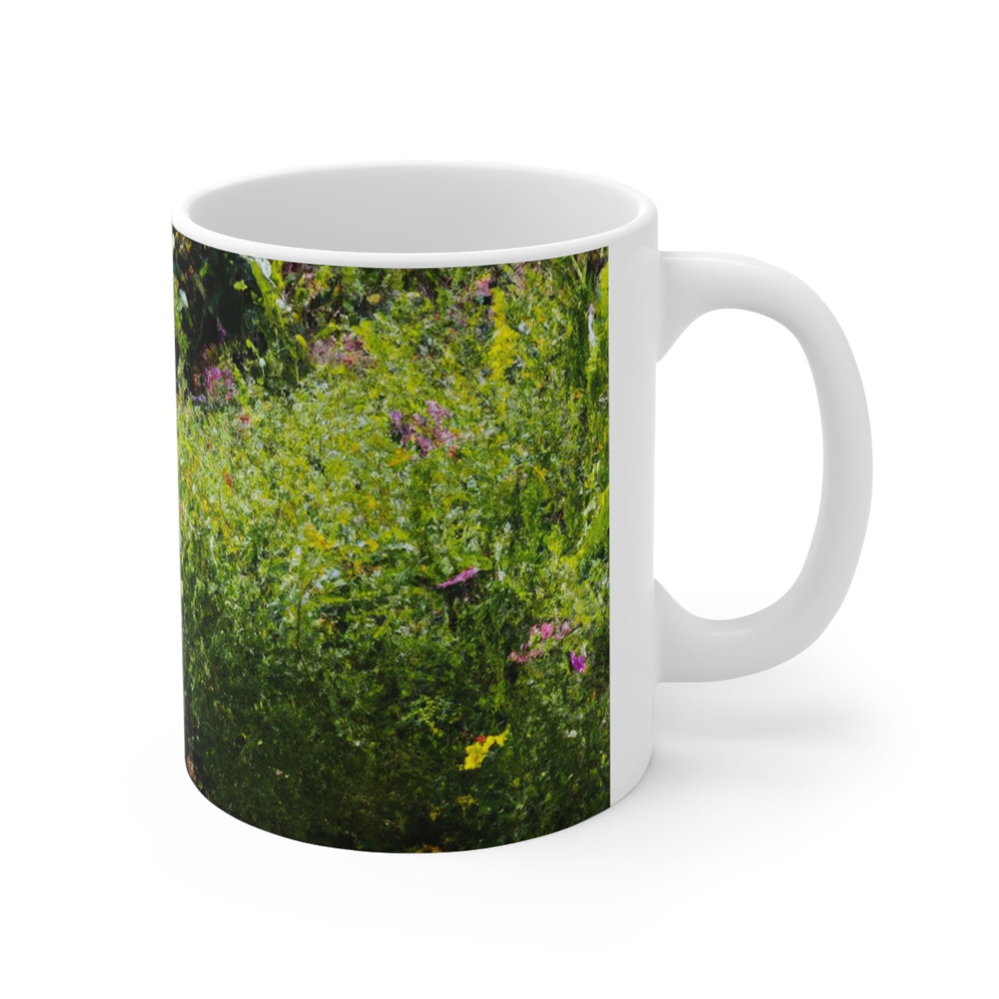 "Garden of Colorful Radiance" - Taza de cerámica The Alien 11 oz