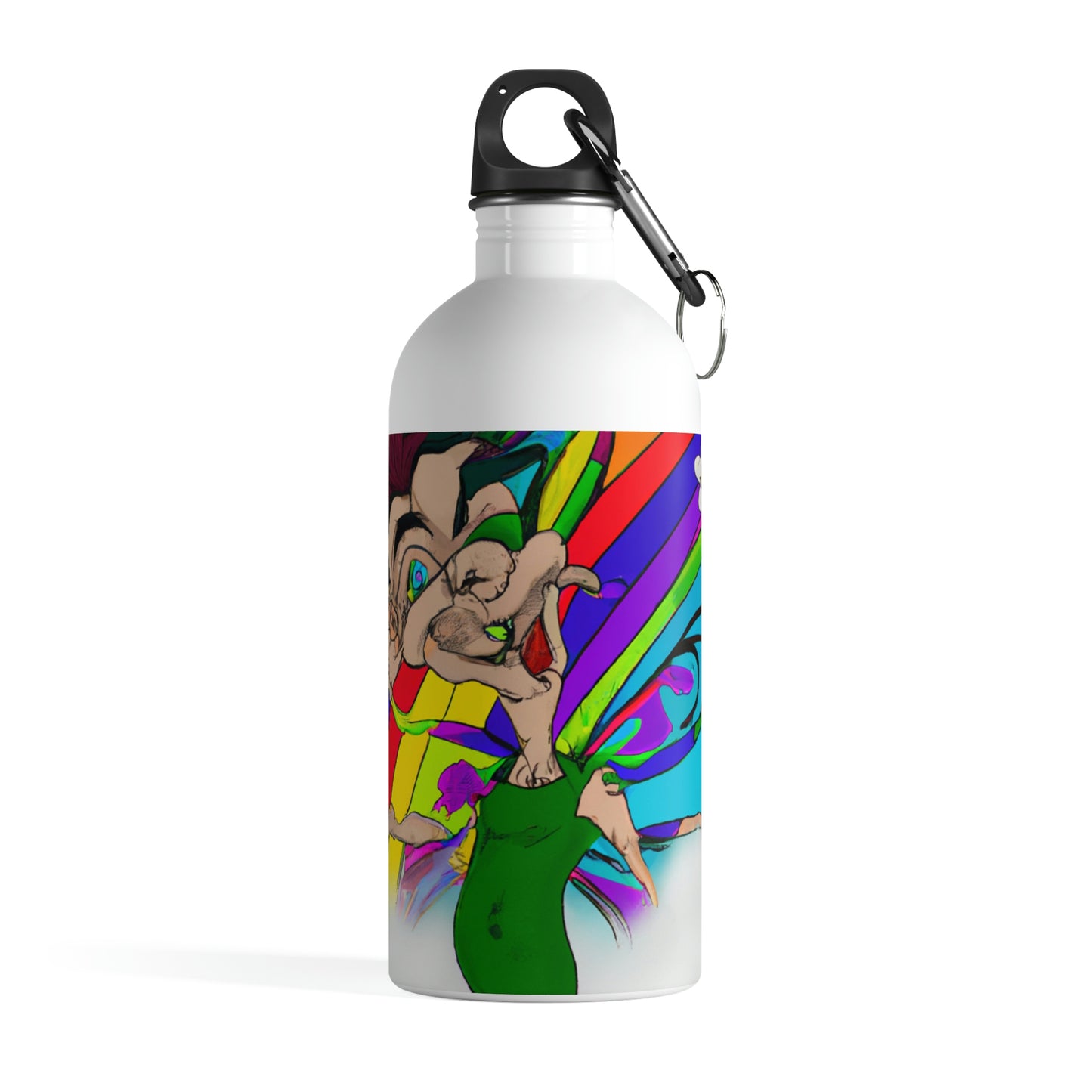 Rainbow Mischief Fairy - The Alien Stainless Steel Water Bottle