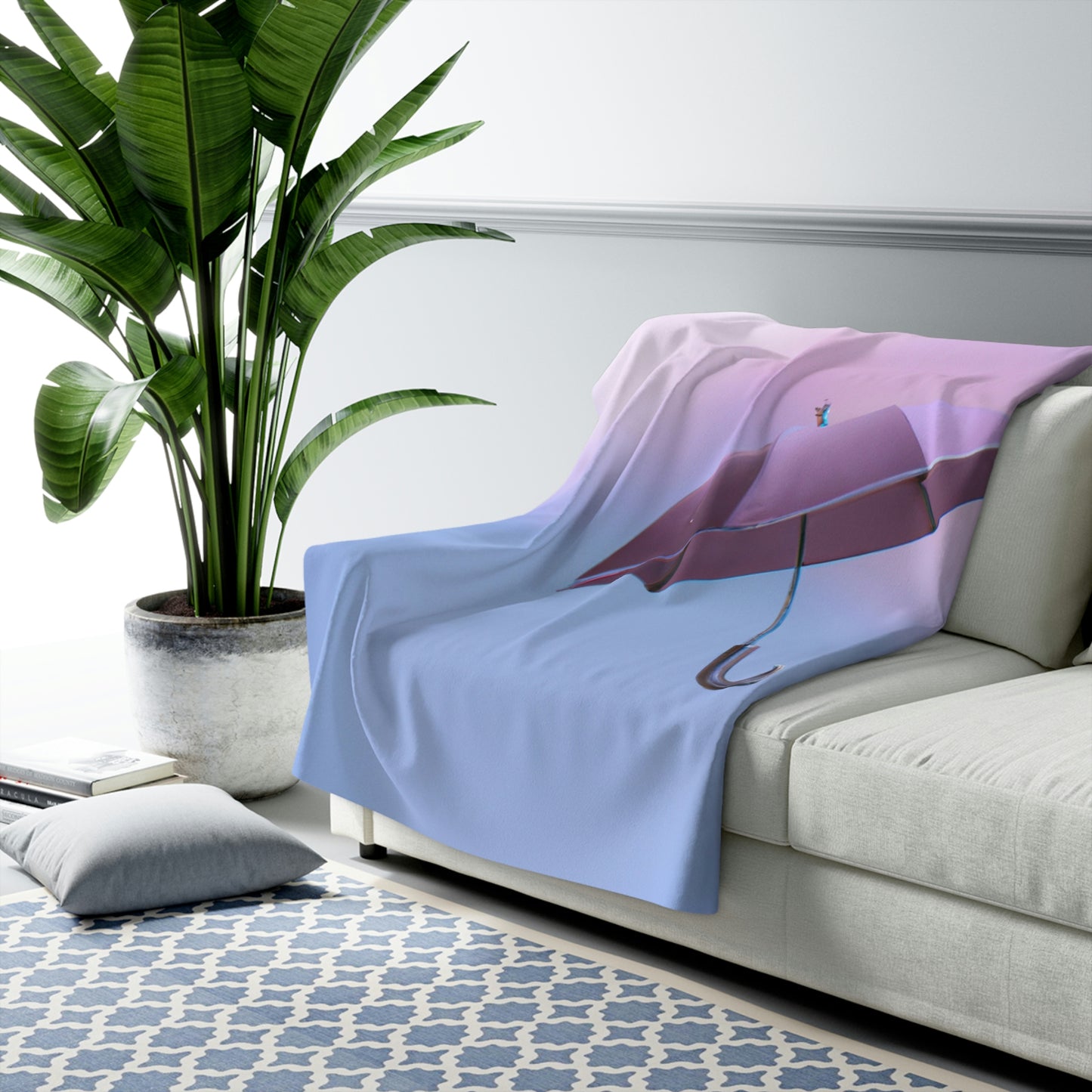 "Dream Umbrella" - The Alien Sherpa Fleece Blanket