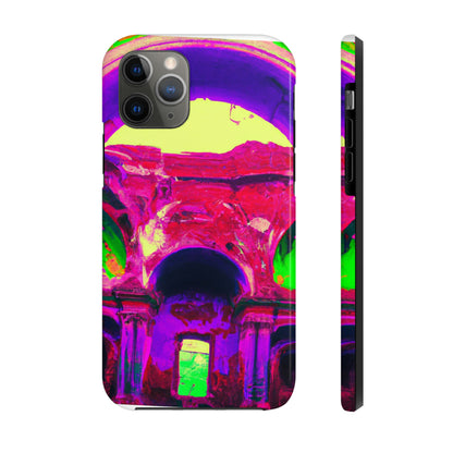 Mystical Madness: Crazy Colors in the Forgotten Cathedral - The Alien Tough Phone Cases