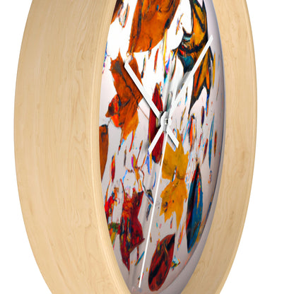 "Autumn in a Glass Globe" - The Alien Wall Clock