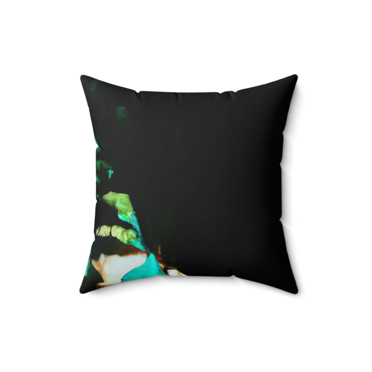 The Gleaming Relic of the Cave - The Alien Square Pillow