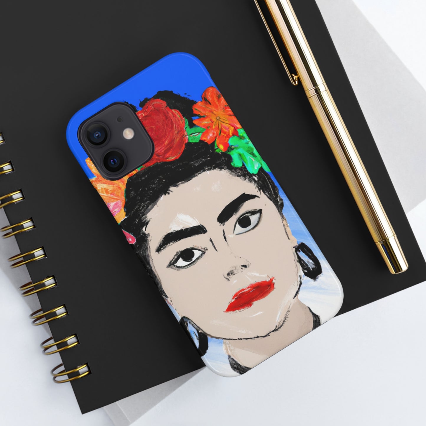 „Feurige Frida: Eine mexikanische Ikone mit farbenfroher Kultur malen“ – The Alien Tough Phone Cases