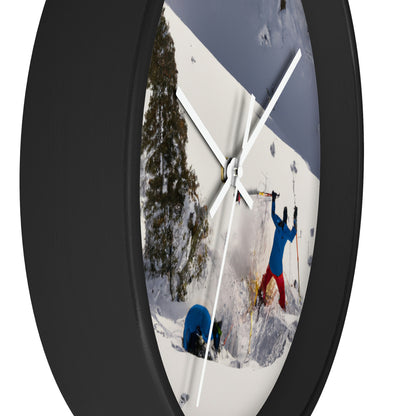 "Avalanche Avalanche: A Spontaneous Ski Trip Gone Wrong" - The Alien Wall Clock