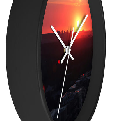 "The Last Light of a Forgotten City" - The Alien Wall Clock