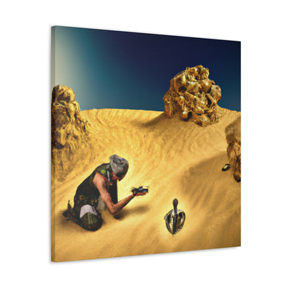 "Treasure Hunt in the Desert" - The Alien Canva