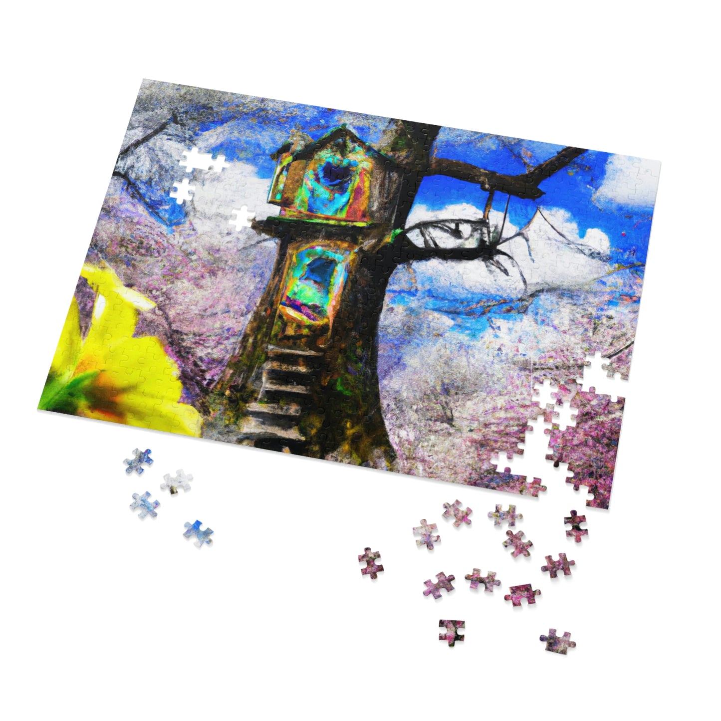 "Forgotten Secrets of the Springtime Forest" - The Alien Jigsaw Puzzle