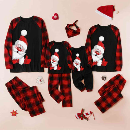 Santa Graphic Round Neck Jumpsuit