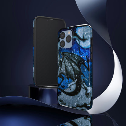 "Frosted Moonlight Dragon" - Die Alien Tough Phone Cases