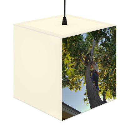 "Furry Saviour in a High Perch" - The Alien Light Cube Lamp