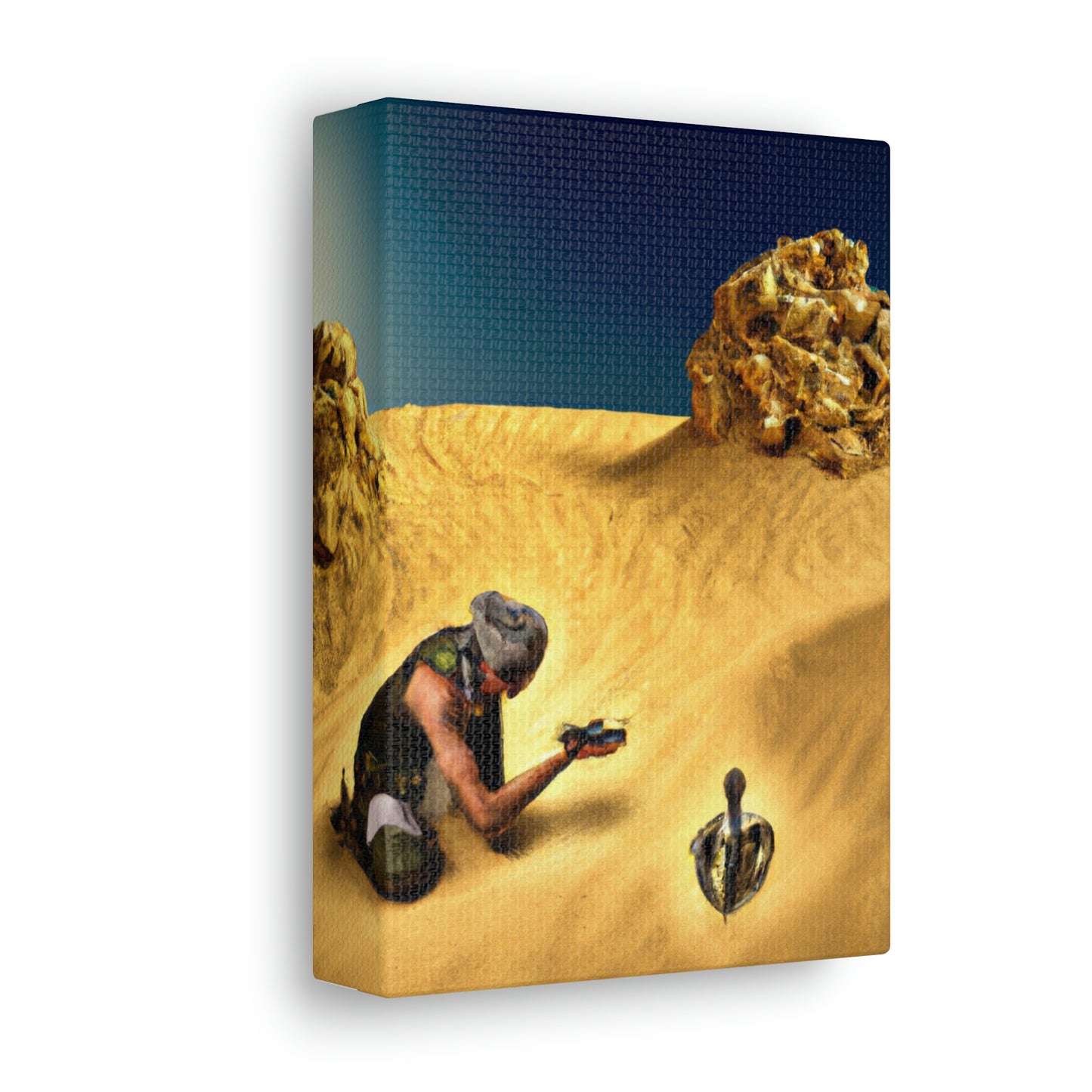 "Treasure Hunt in the Desert" - The Alien Canva