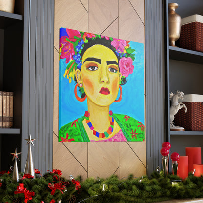 "Feroz y libre: un tributo a las mujeres mexicanas inspirado en Frida Kahlo" - The Alien Canva