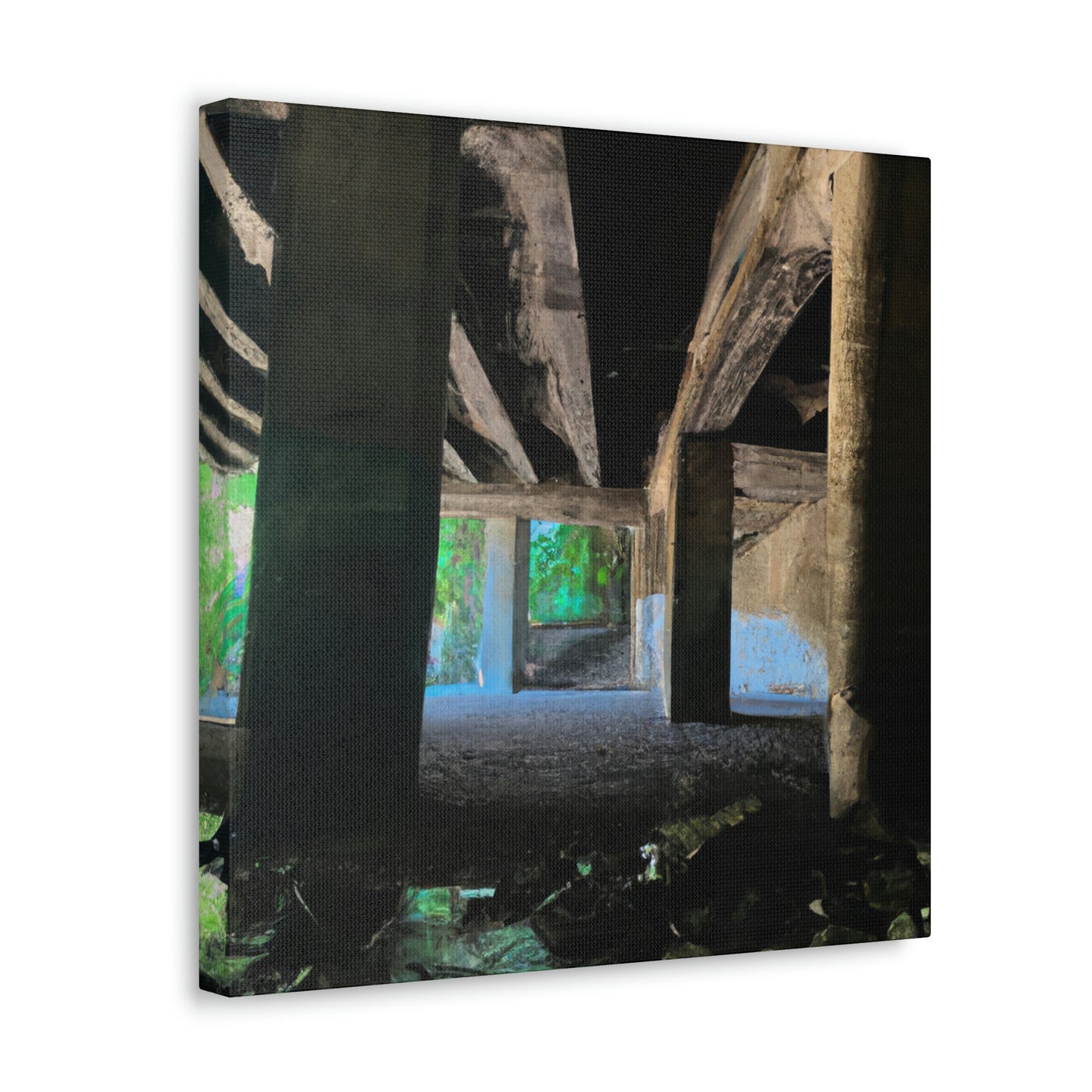 Treasure Under the Bridge - The Alien Canva